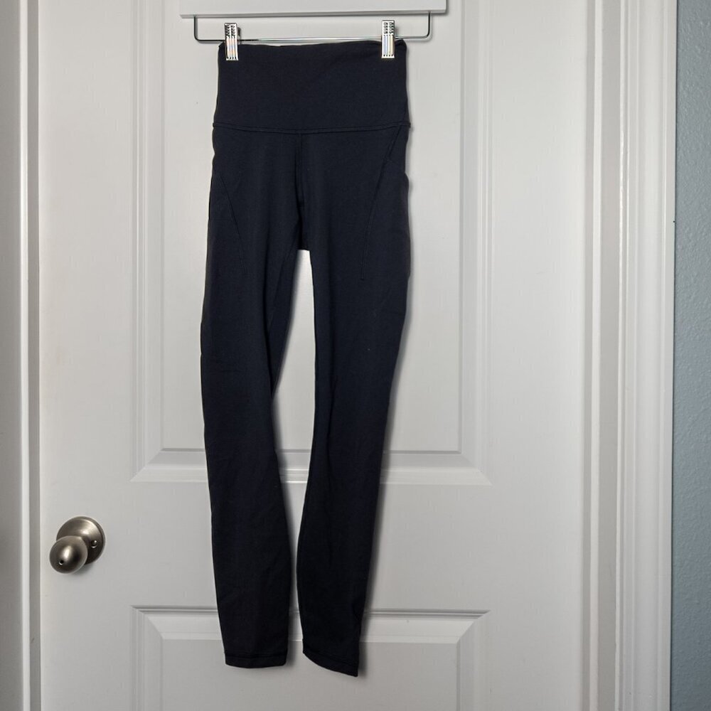 Lululemon Wunder Train High-Rise Tight with Pockets 25" - 2 Black - Picture 3 of 8